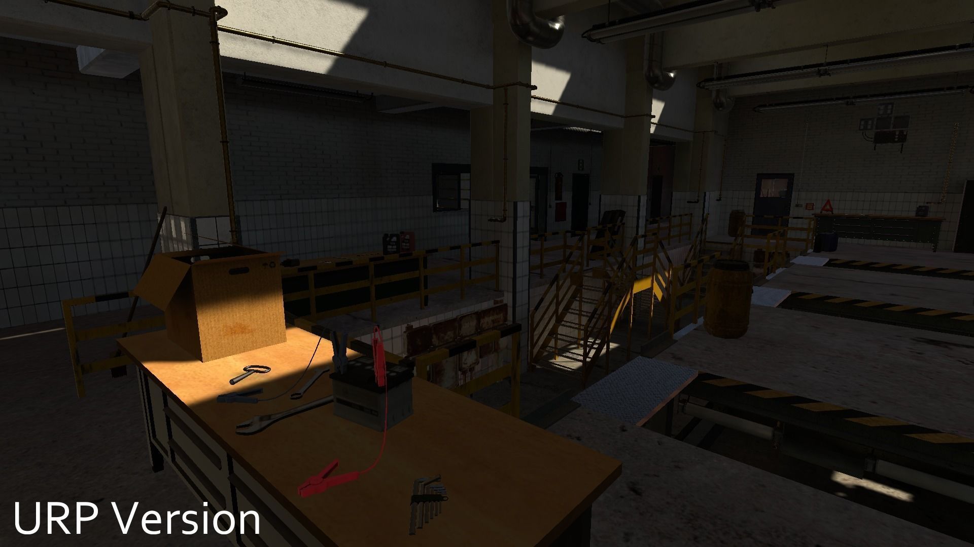 High Detail Car Repair Shop - Unity3D Low-poly 3D model_8