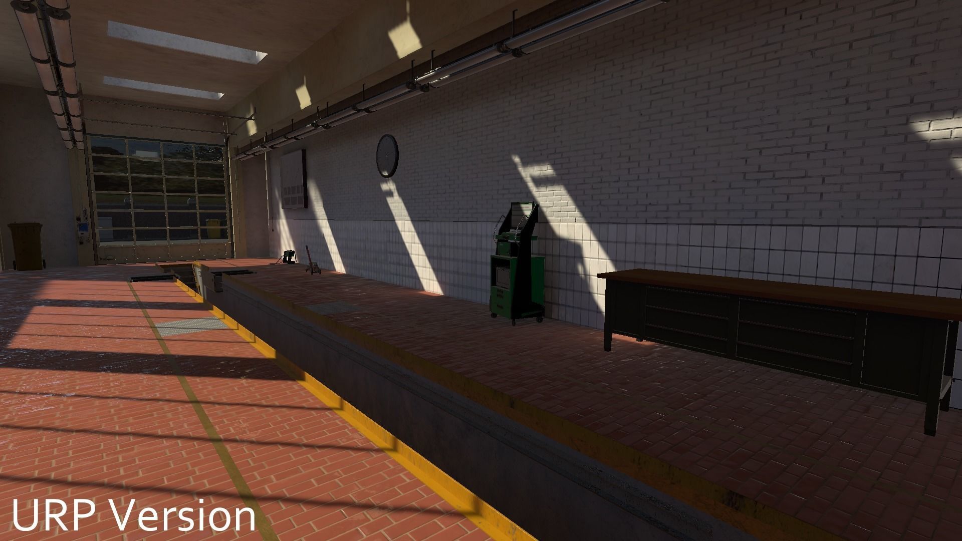 High Detail Car Repair Shop - Unity3D Low-poly 3D model_4