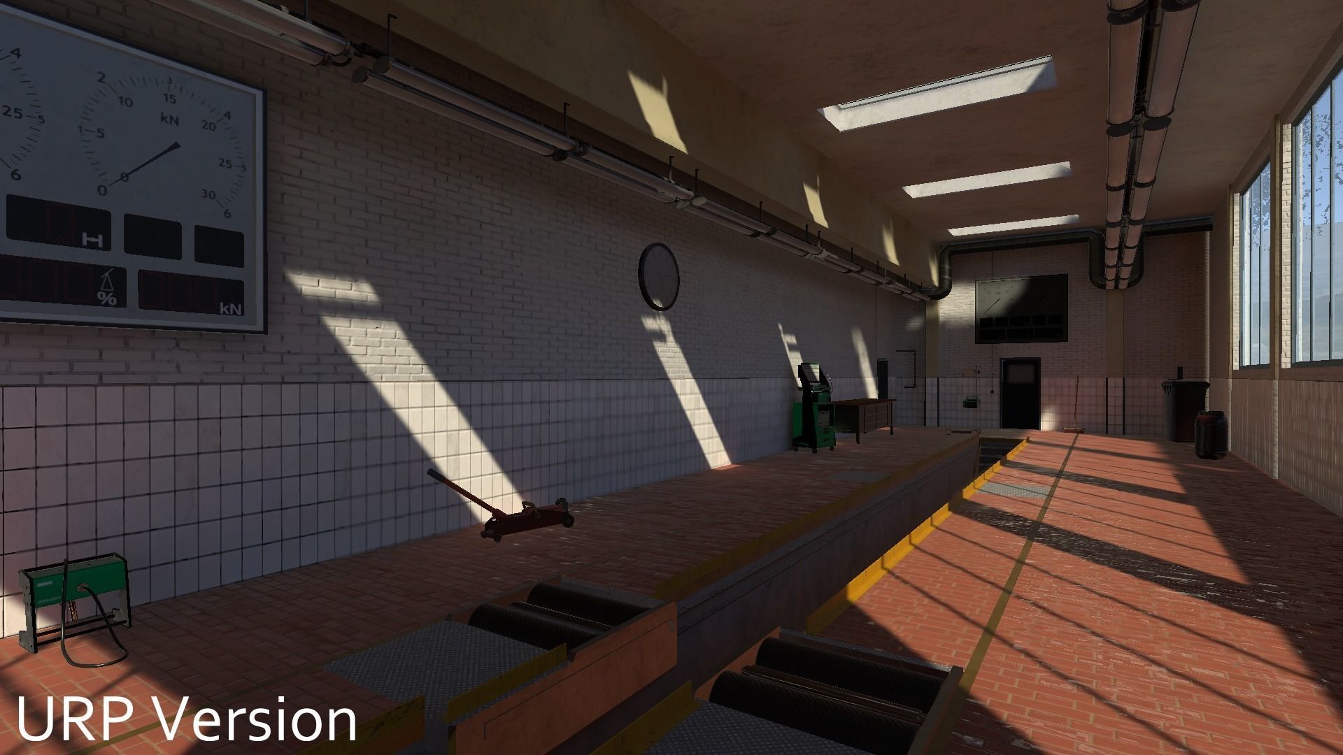 High Detail Car Repair Shop - Unity3D Low-poly 3D model_3