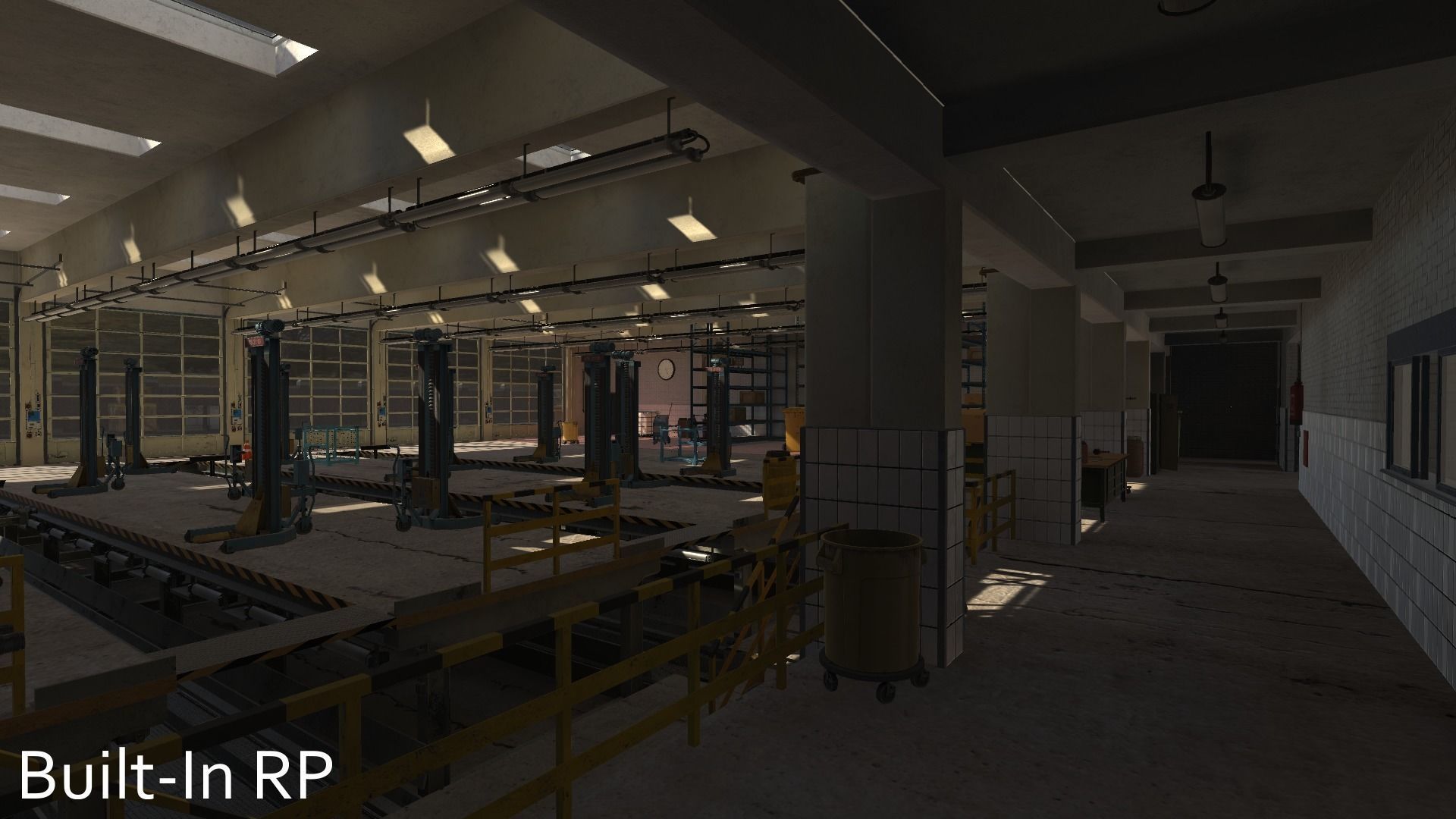 High Detail Car Repair Shop - Unity3D Low-poly 3D model_13