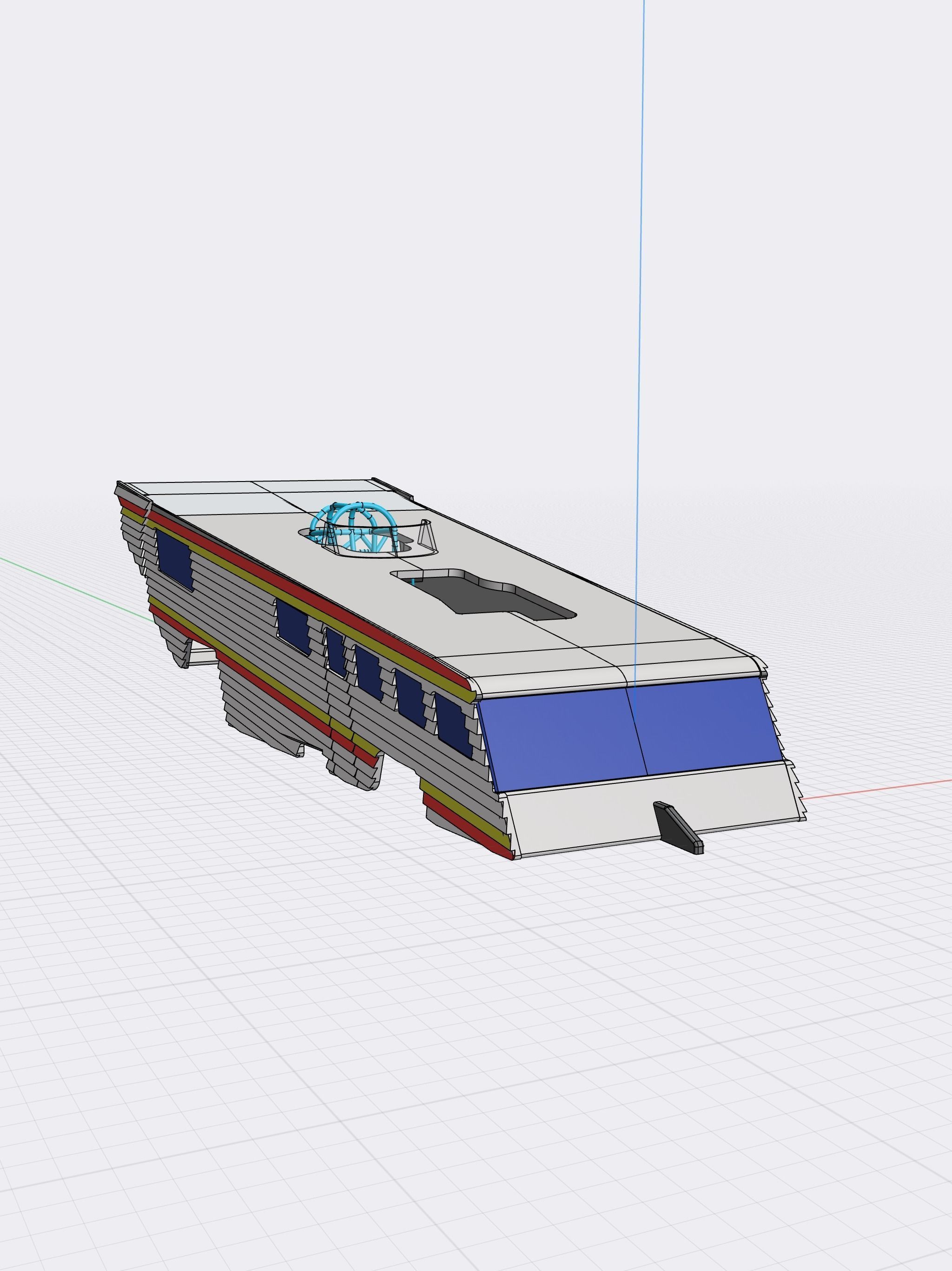 FUNNY CAR Winnebago body 3D print model_5