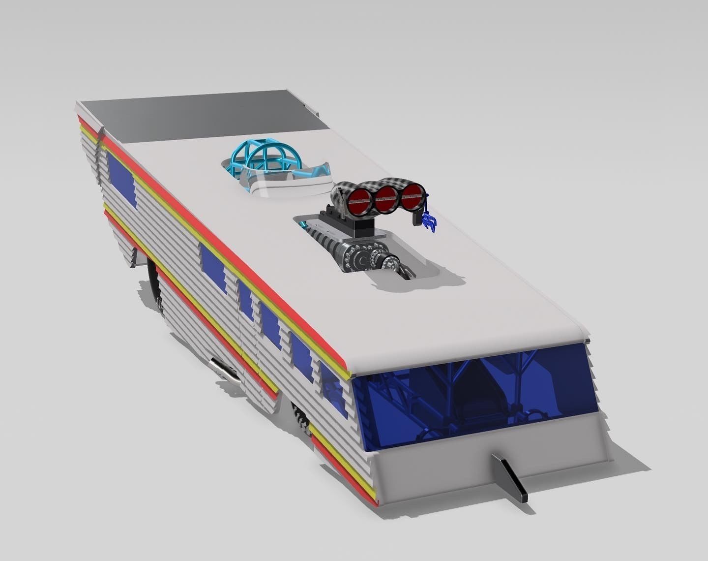FUNNY CAR Winnebago body 3D print model_2