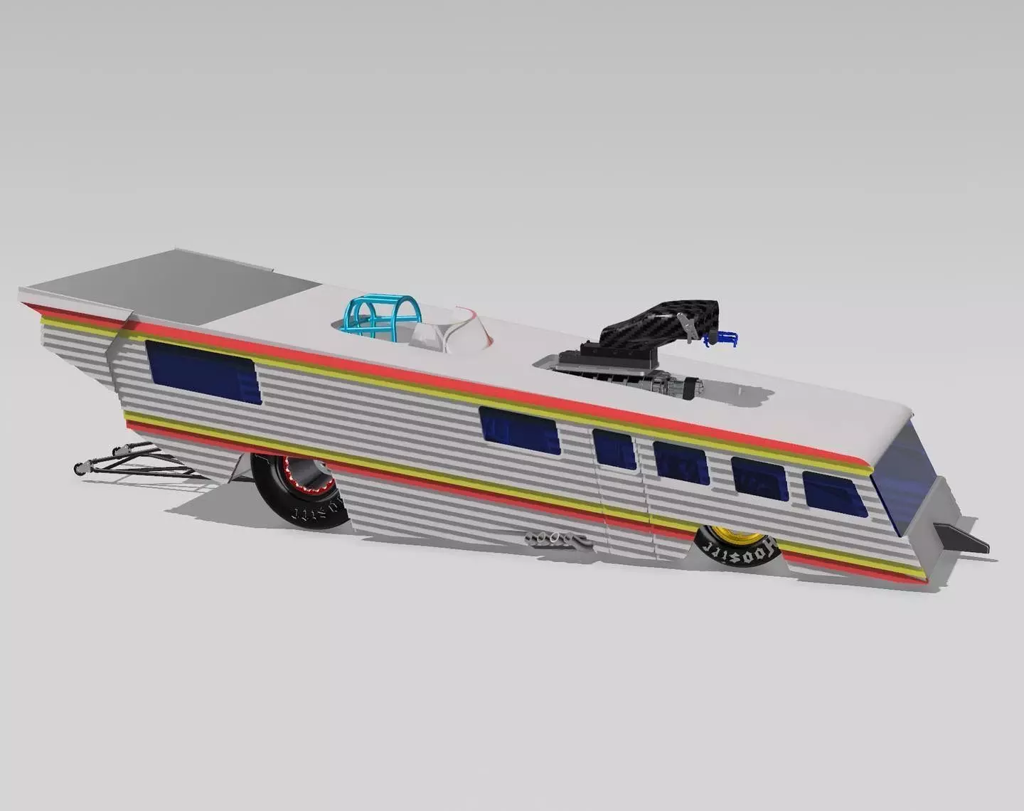 FUNNY CAR Winnebago body 3D print model_0
