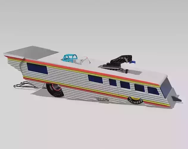 FUNNY CAR Winnebago body  3D print model
