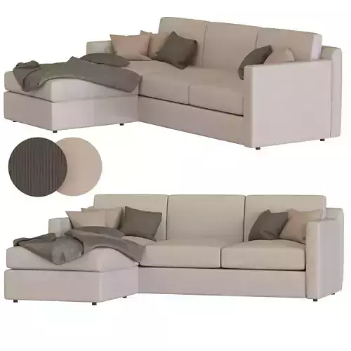 Barrett II Reversible Sectional 3D model