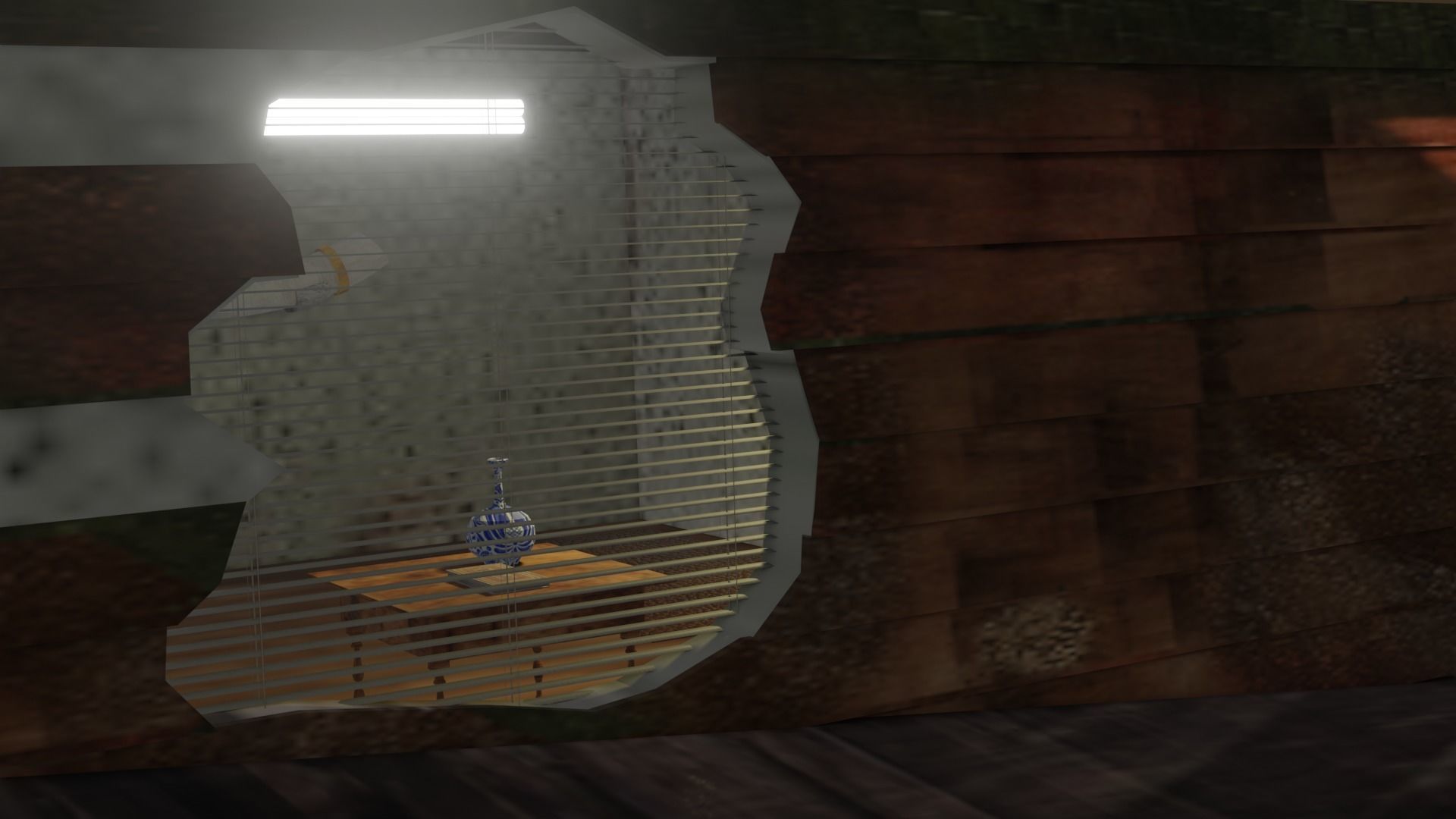 Haunted House 3d Low-poly 3D model_5