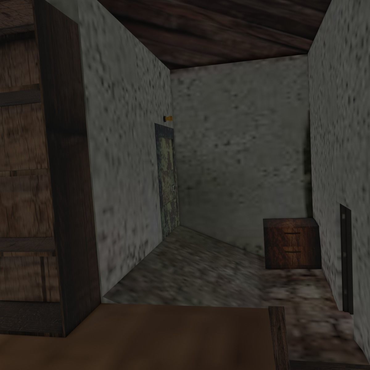 Haunted House 3d Low-poly 3D model_12