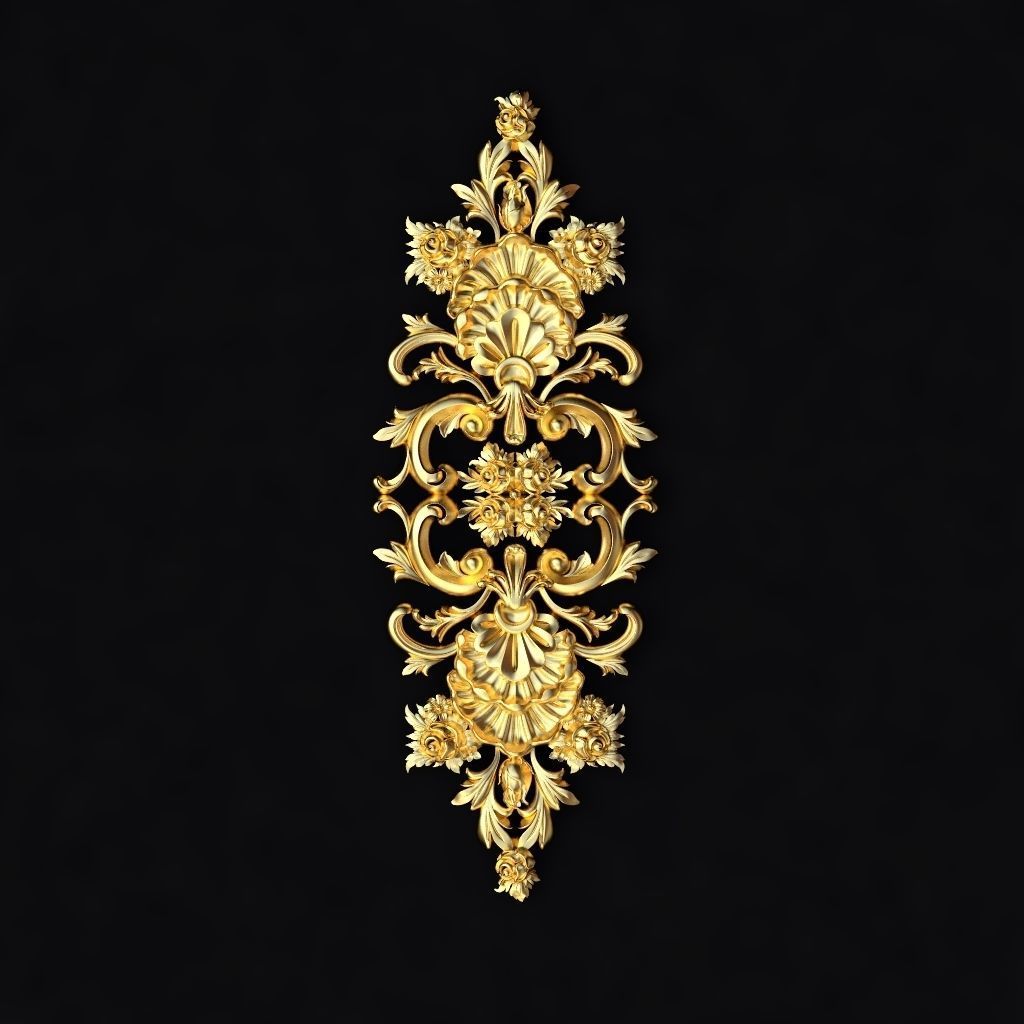 5 high-quality center decors for furniture ornaments 3D model_1