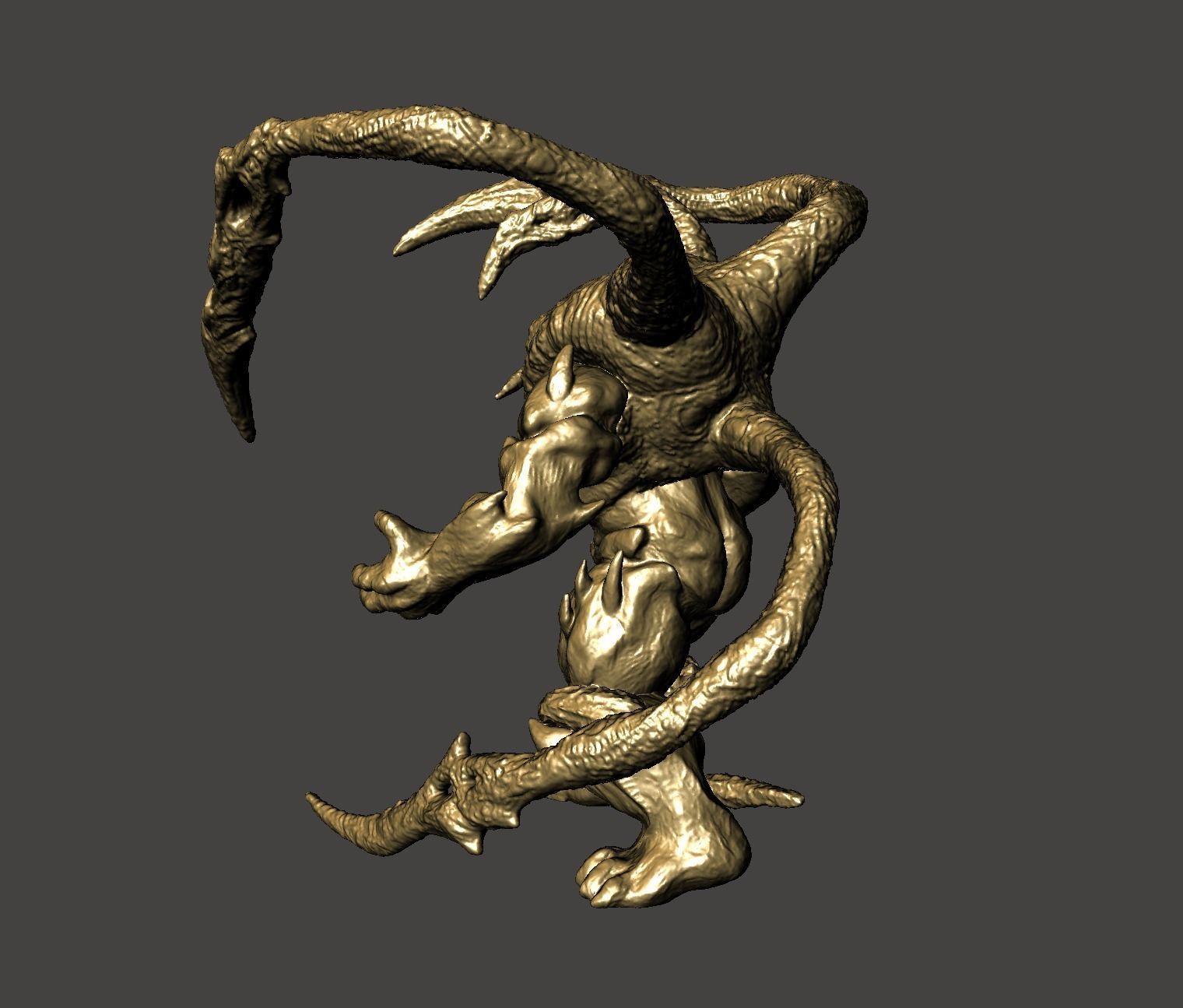 Lambent Berserker - Gears of War 3 ultra detailed high-poly STL 3D print model_17