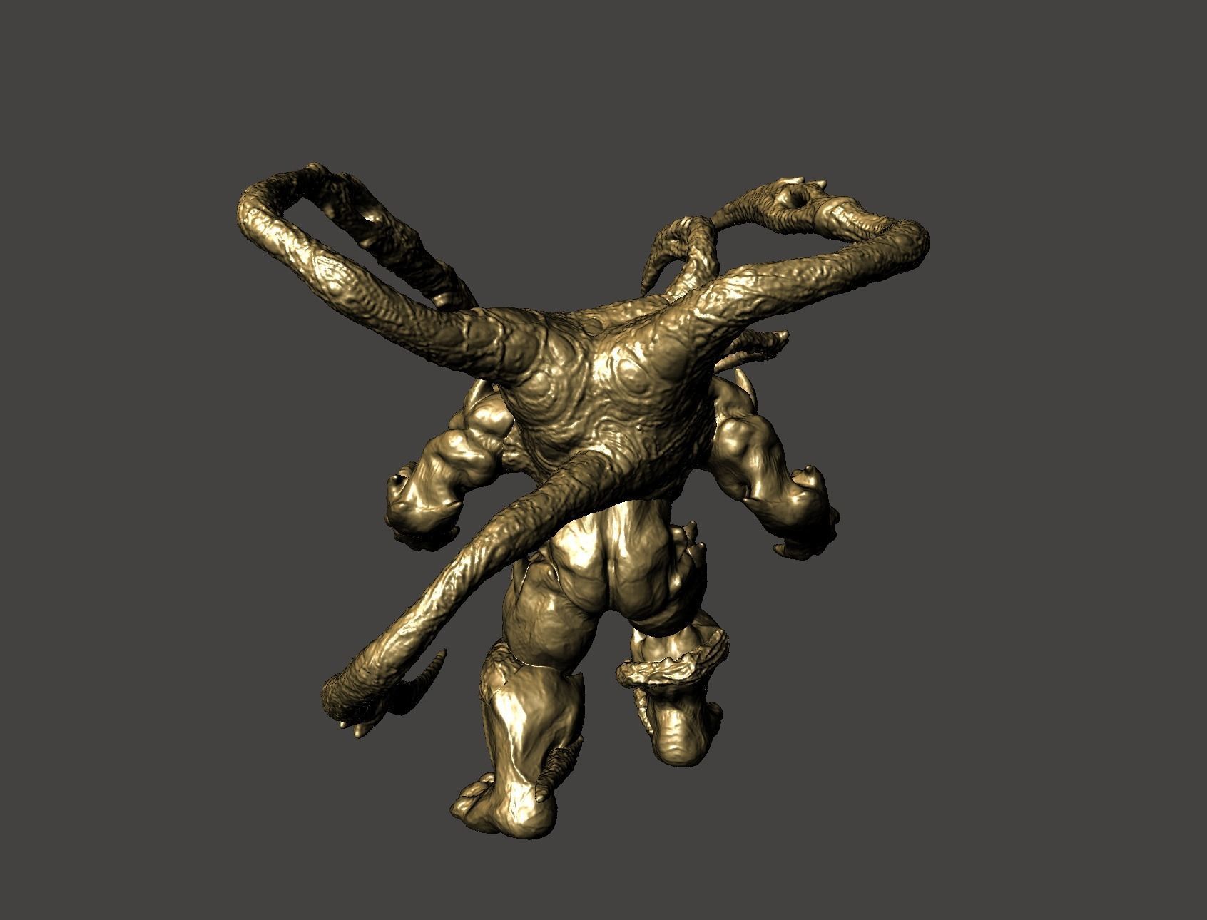 Lambent Berserker - Gears of War 3 ultra detailed high-poly STL 3D print model_24