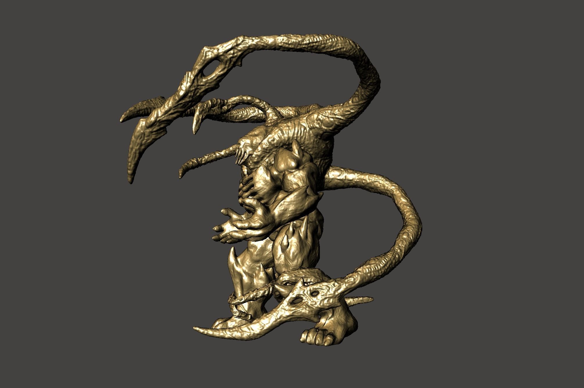 Lambent Berserker - Gears of War 3 ultra detailed high-poly STL 3D print model_3