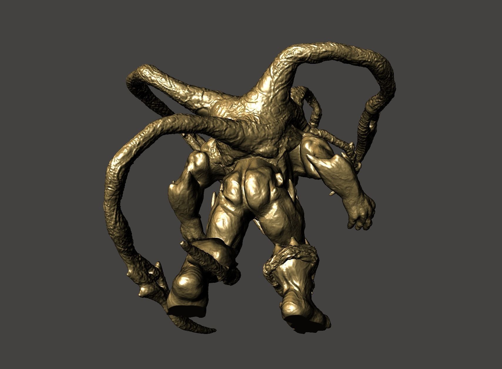 Lambent Berserker - Gears of War 3 ultra detailed high-poly STL 3D print model_23