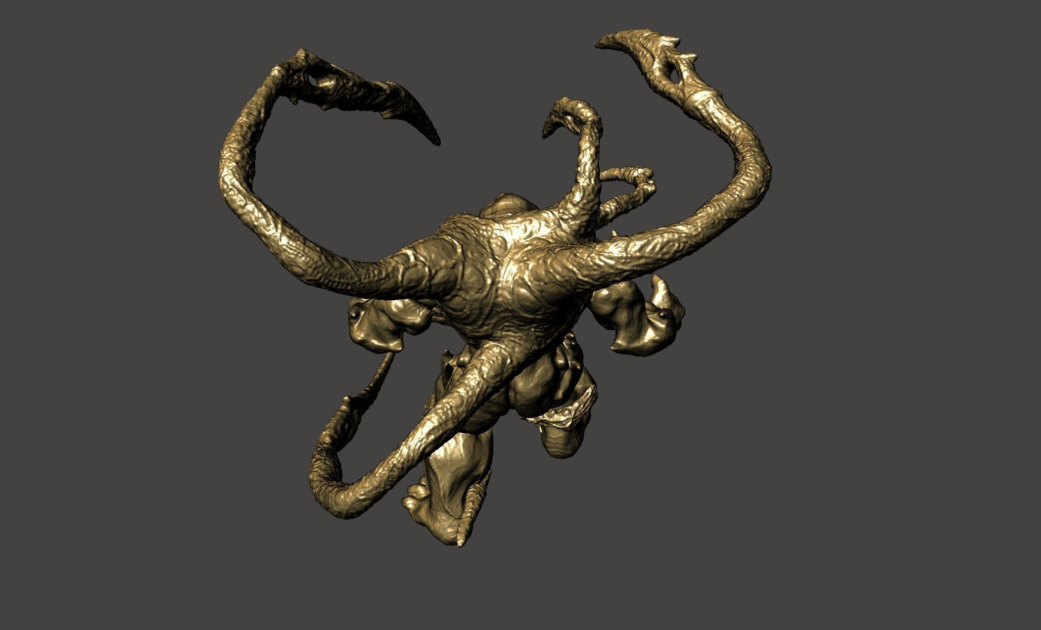 Lambent Berserker - Gears of War 3 ultra detailed high-poly STL 3D print model_5