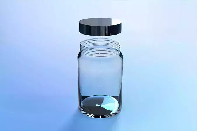 Jam jar    Free 3D model