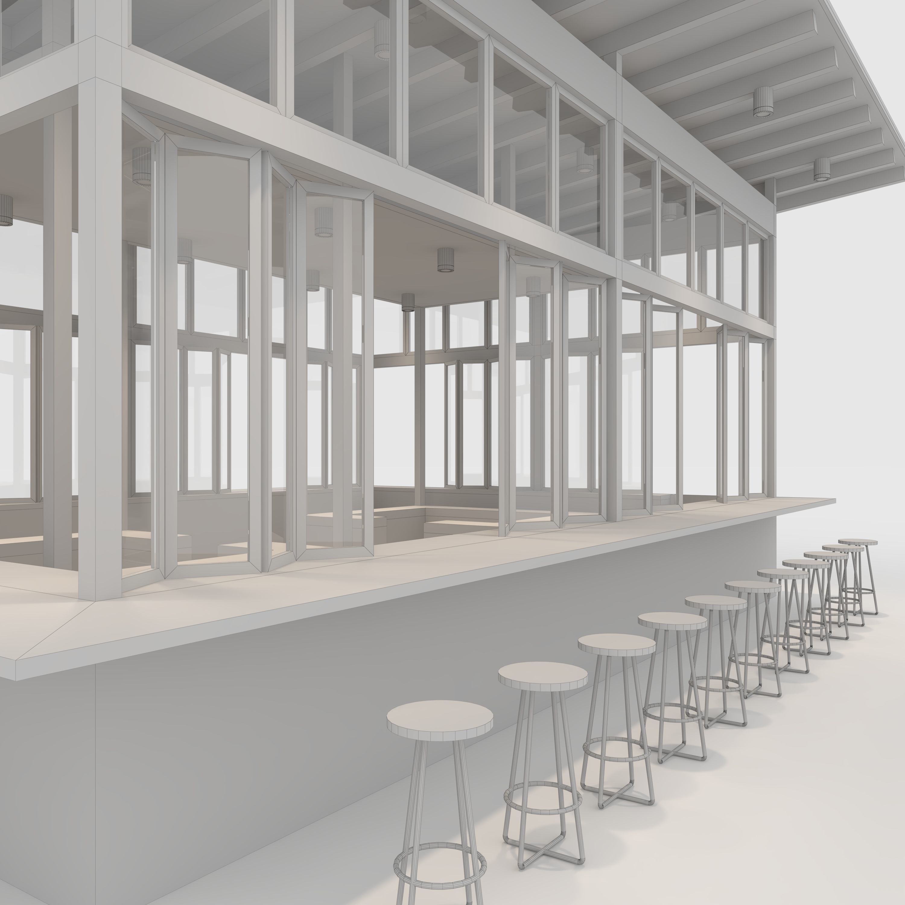 Booth 1 Coffee  3D model_13