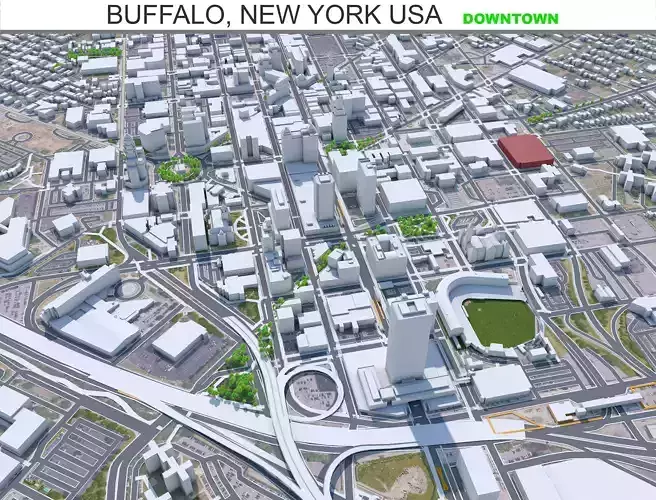 Buffalo Downtown New York USA