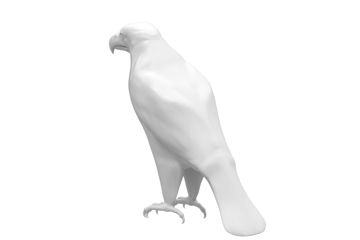 Realistic Bald Eagle 3D Model Low-poly 3D model_10