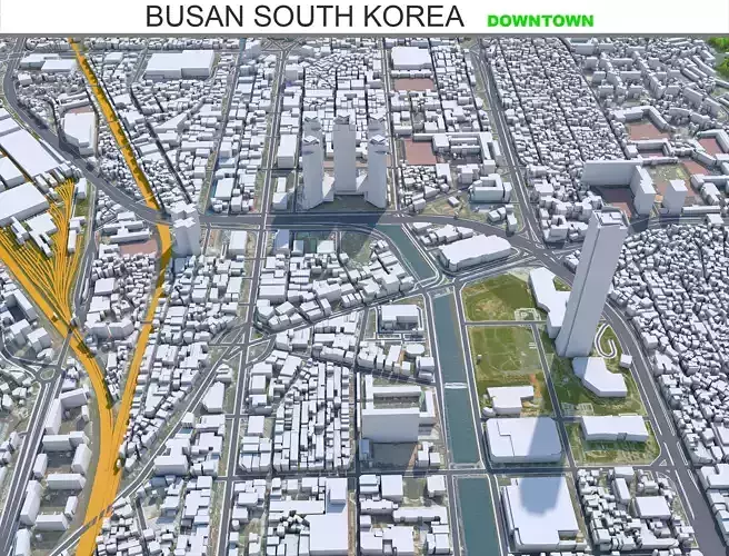 Busan Downtown South Korea