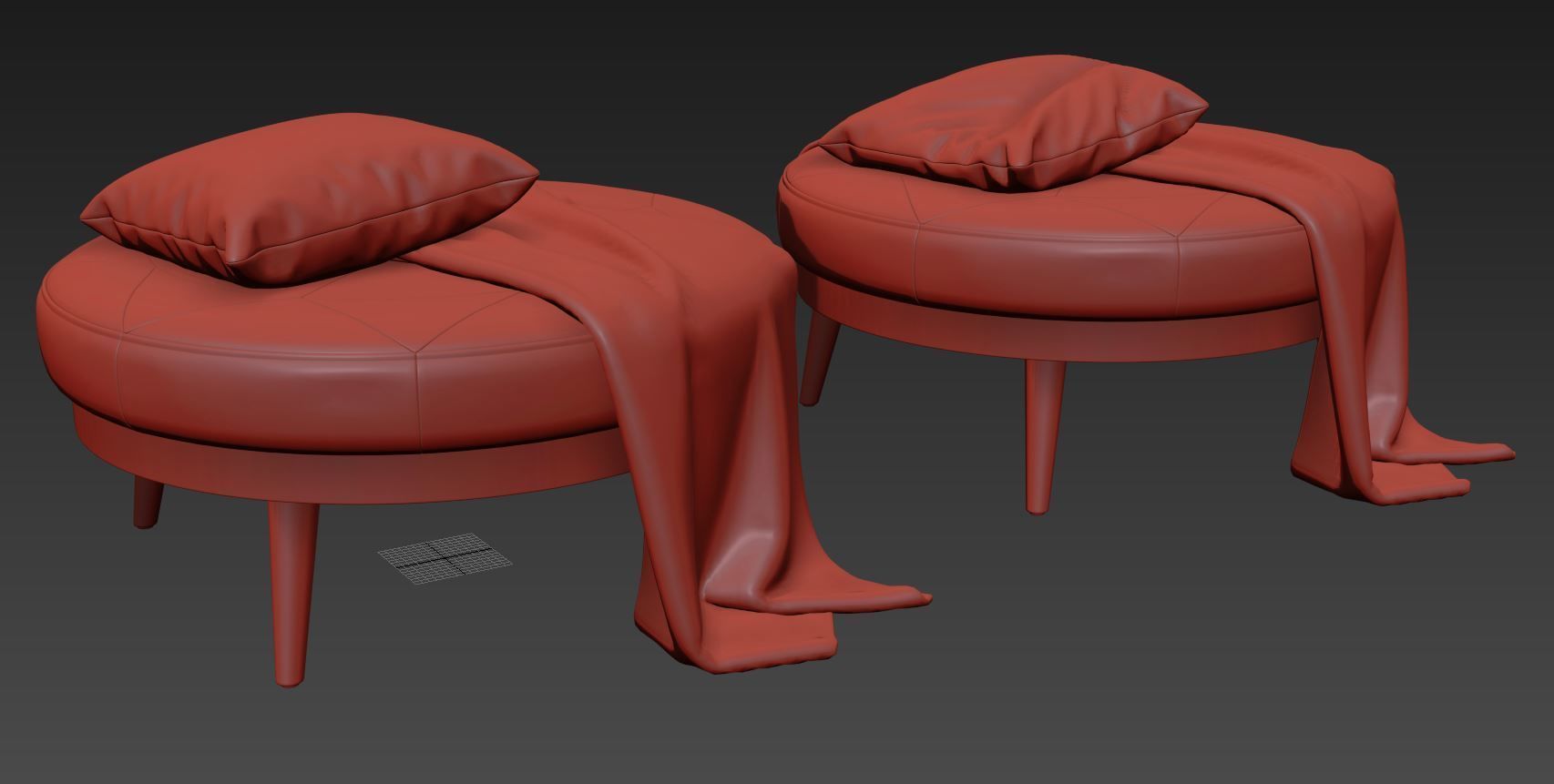 Gio Ottoman by Poly and Bark 3D model_10