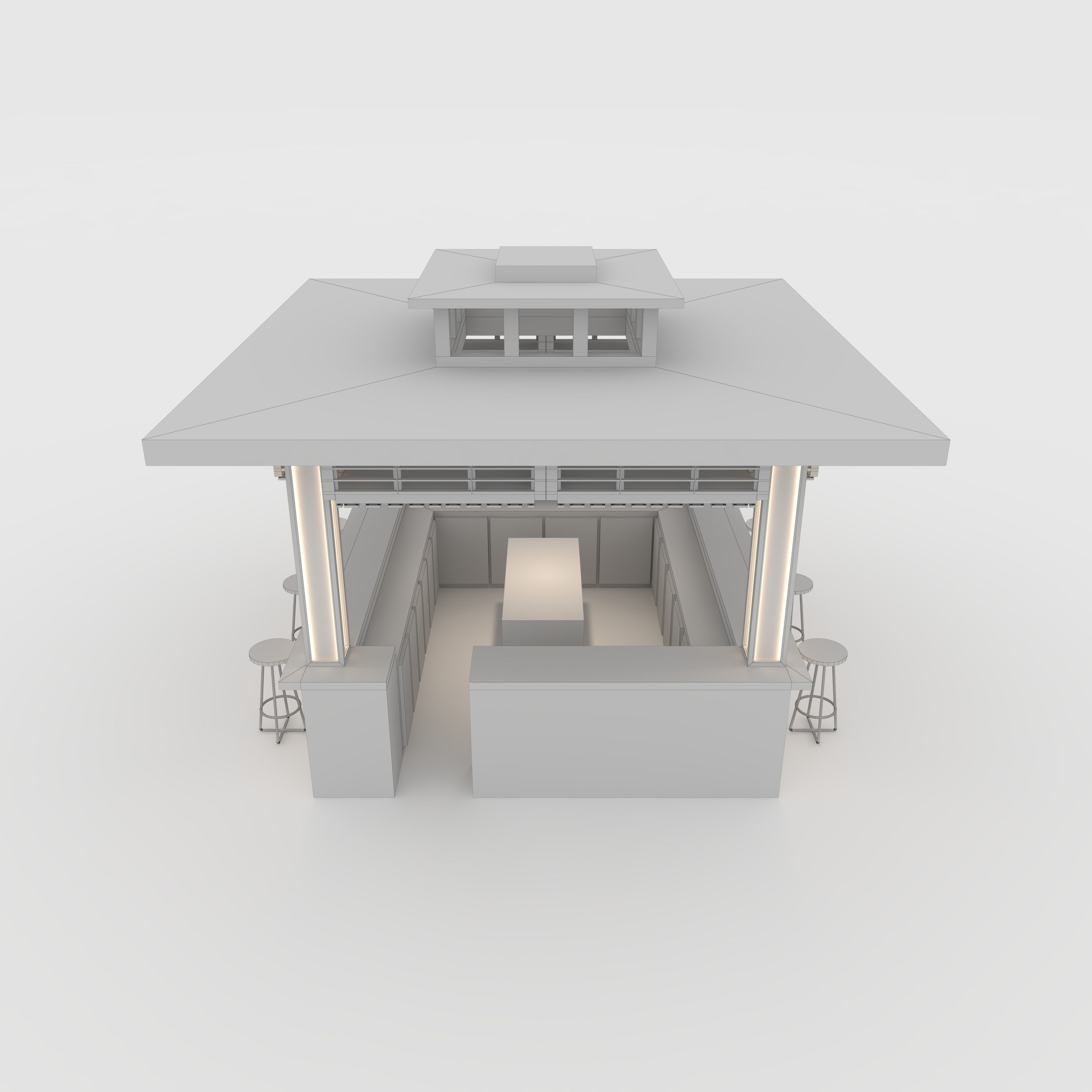 Booth 2  3D model_11