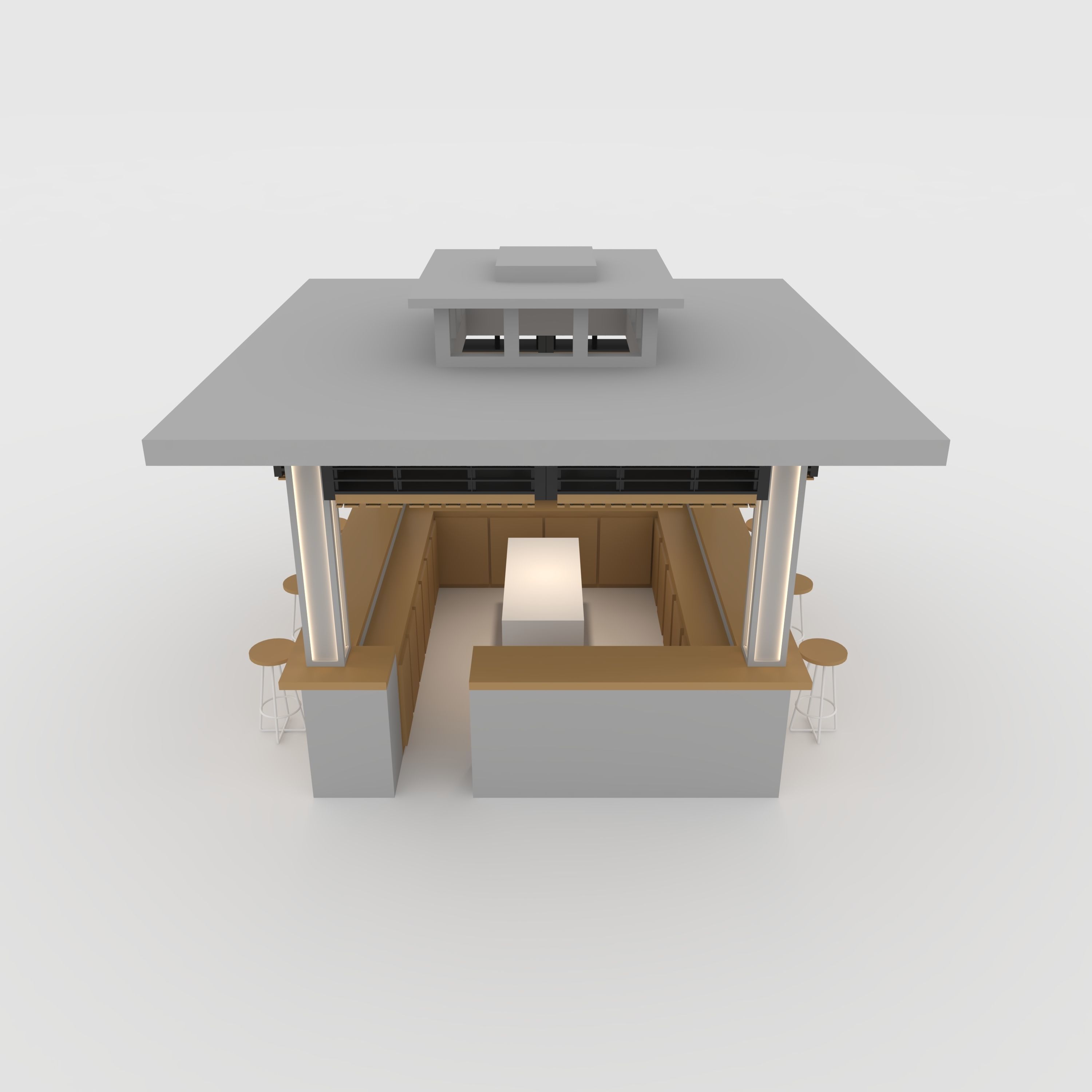 Booth 2  3D model_10
