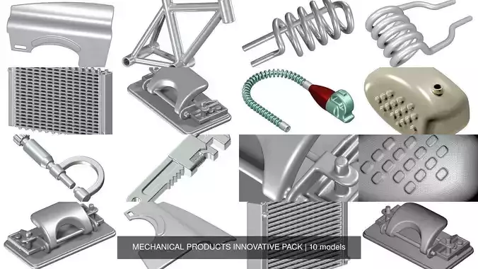 MECHANICAL PRODUCTS INNOVATIVE PACK 3D Model Collection