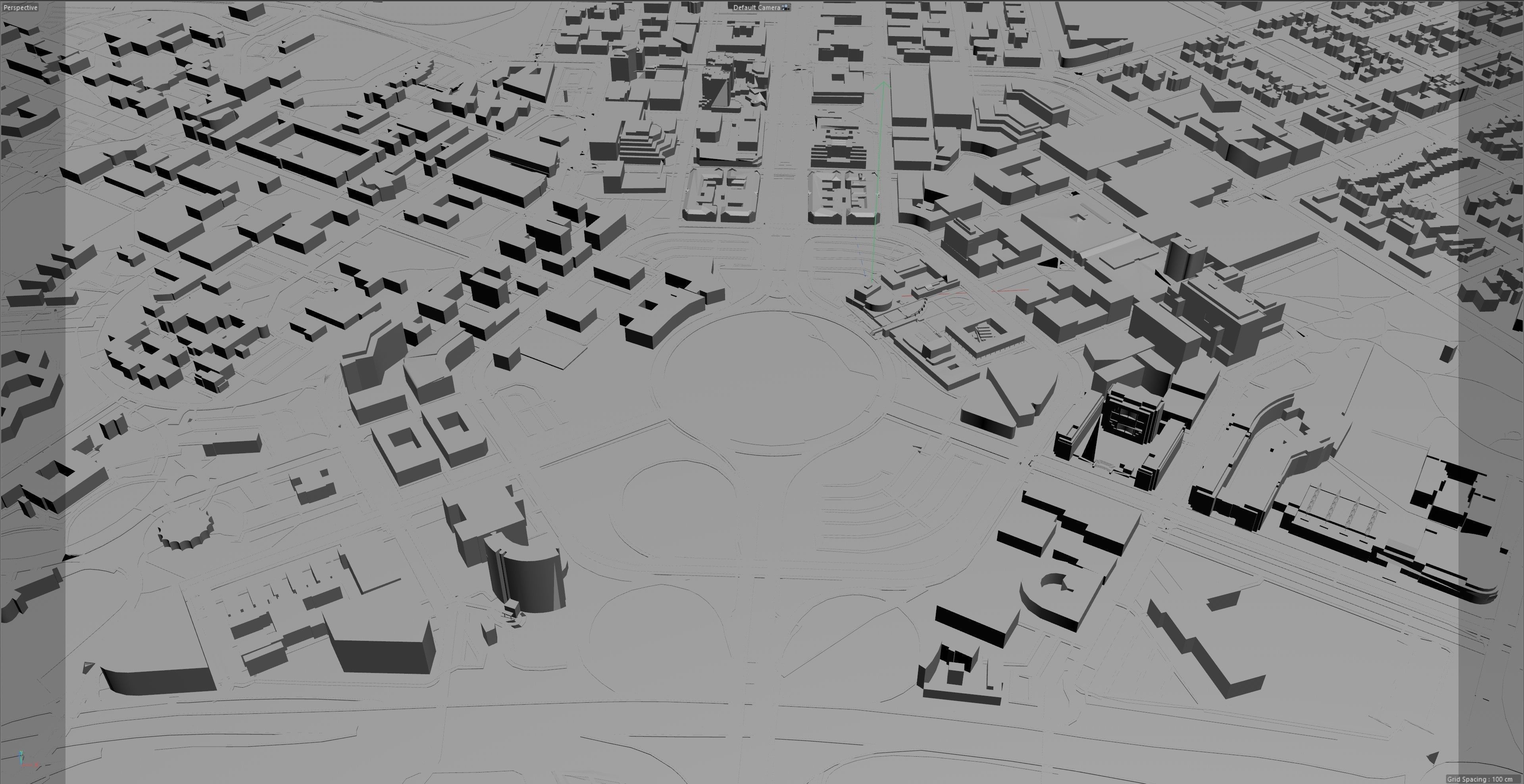 Canberra Downtown Australia Low-poly 3D model_11