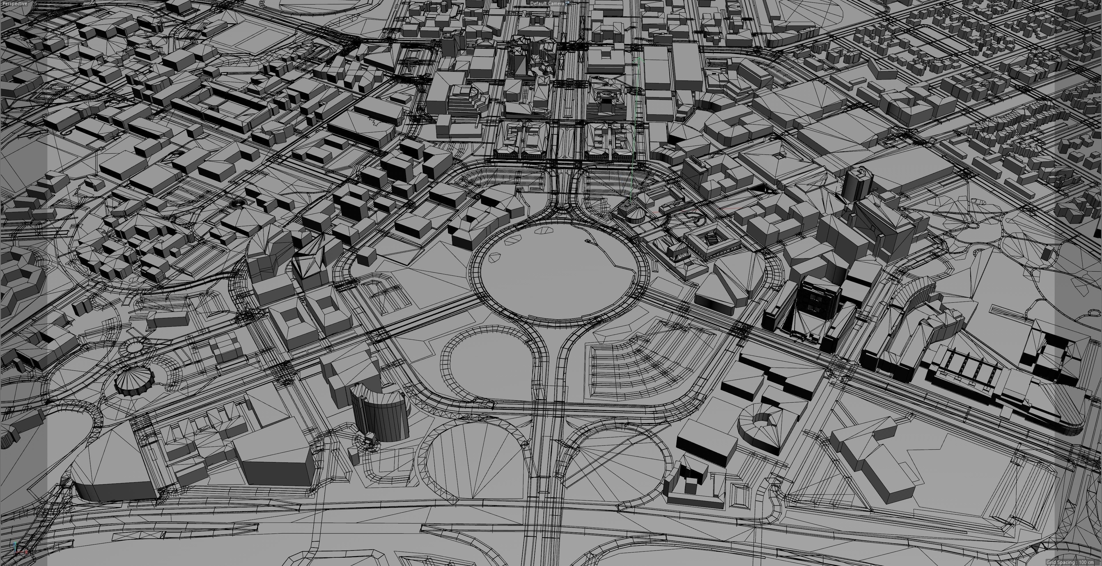 Canberra Downtown Australia Low-poly 3D model_10