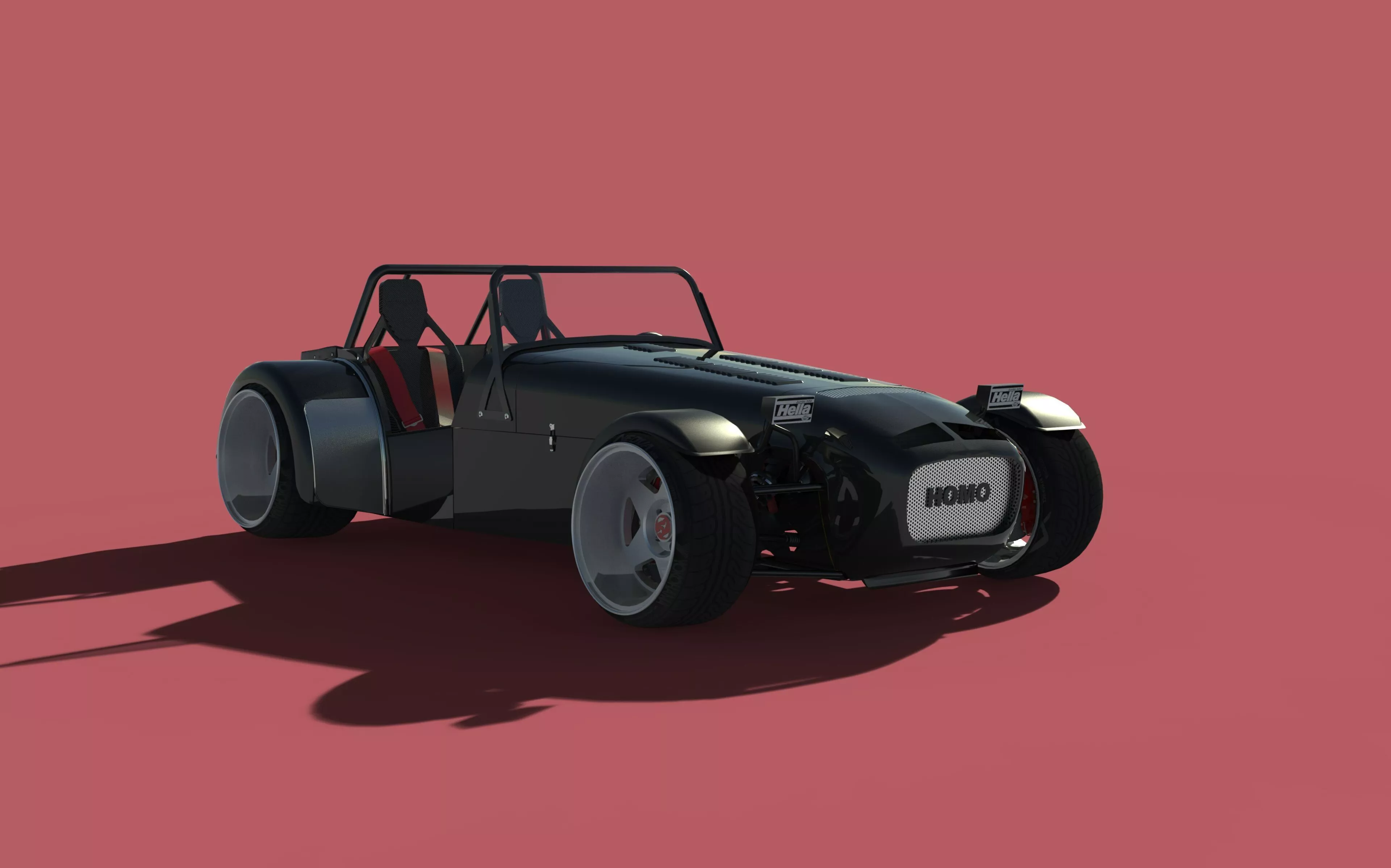 CATERHAM sports car 3D model