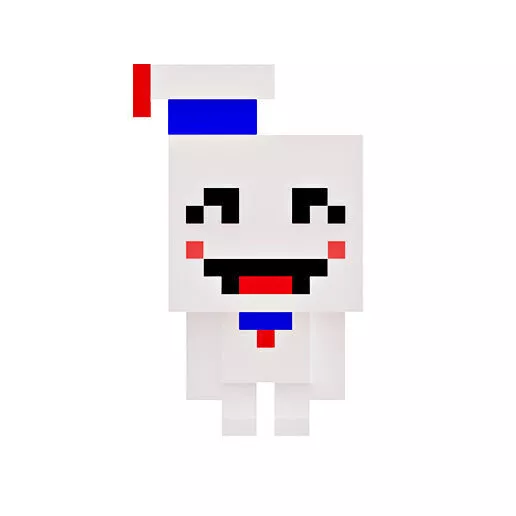 Marshmallow Ghostbusters 3d printing 3D print model