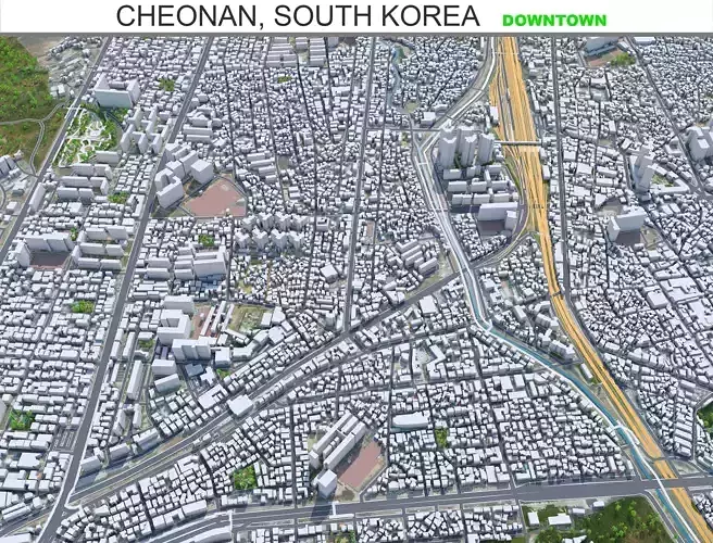 Cheonan Downtown South Korea