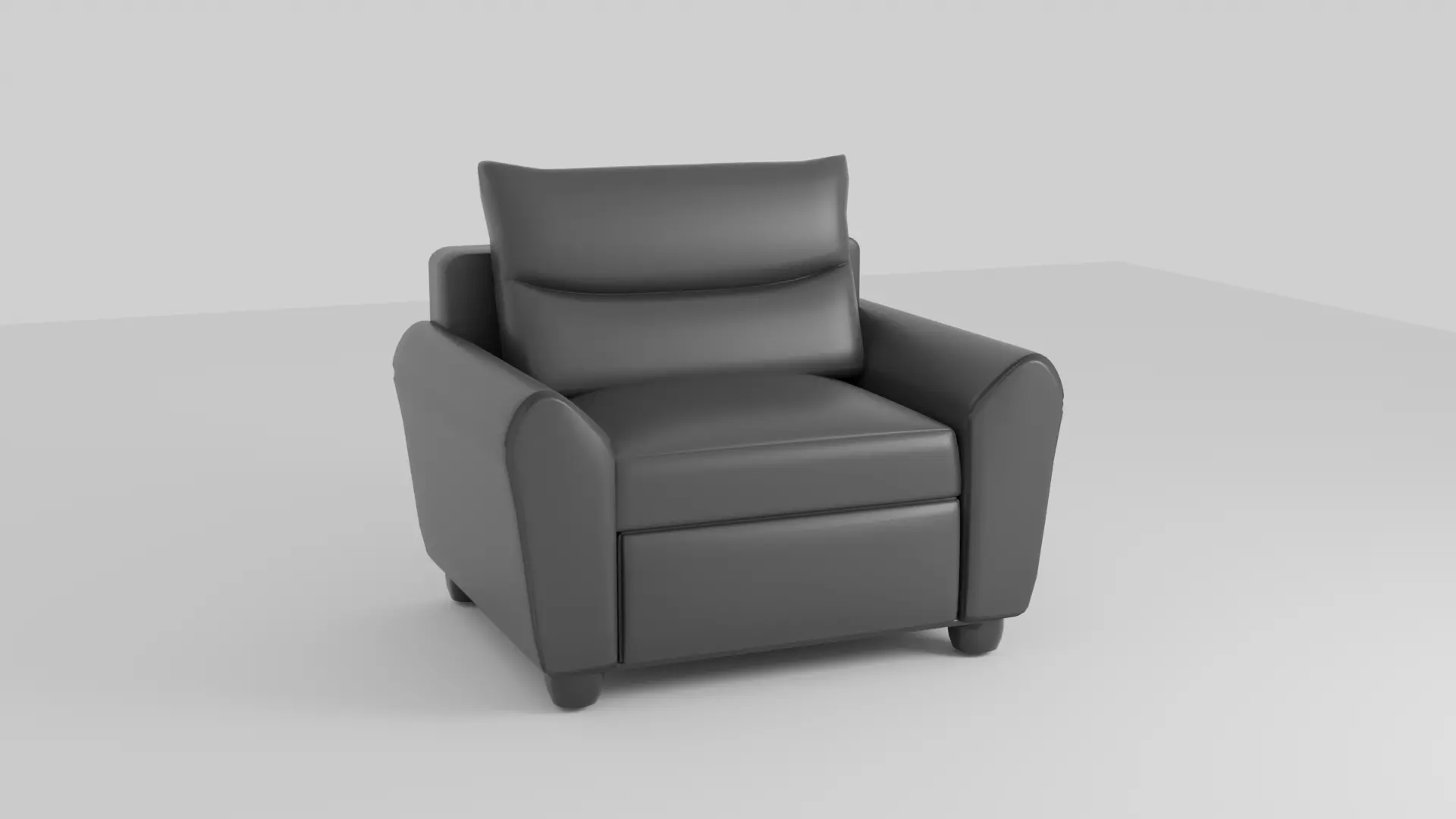 armchair recliner chair Free 3D model_0