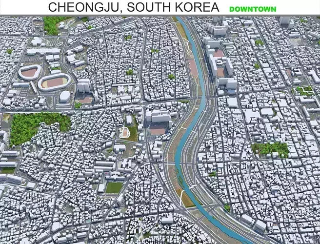 Cheongju Downtown South Korea