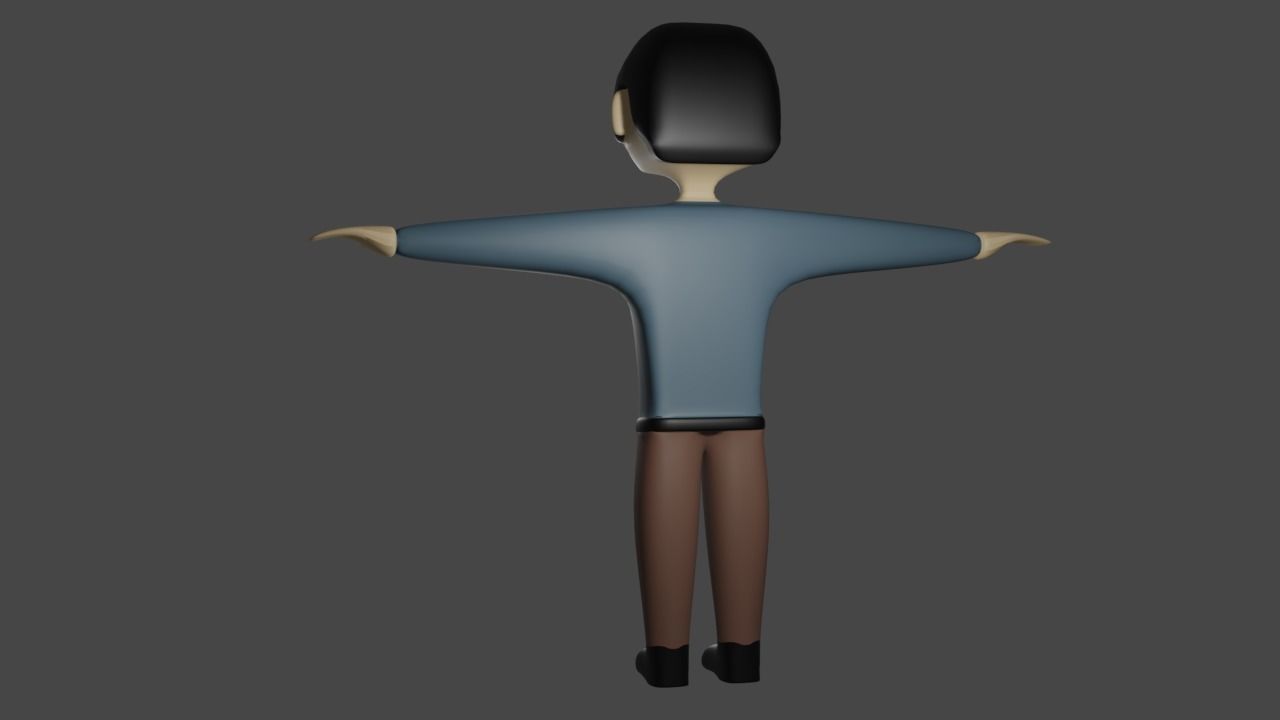 Citizen low poly star trek Free low-poly 3D model_5