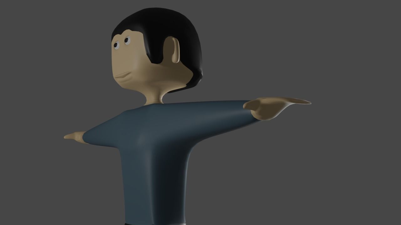 Citizen low poly star trek Free low-poly 3D model_2