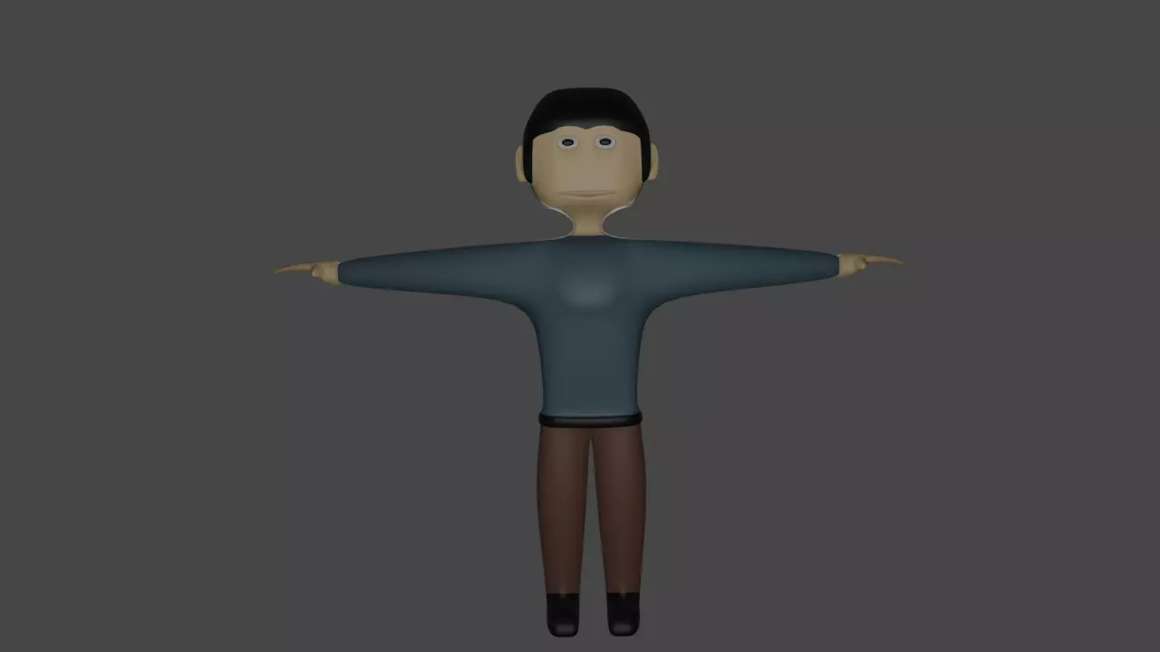 Citizen low poly star trek Free low-poly 3D model_0