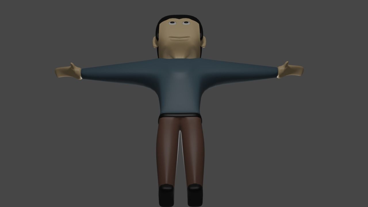 Citizen low poly star trek Free low-poly 3D model_4