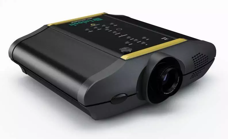 Classroom Wide Projector View 3D model_0