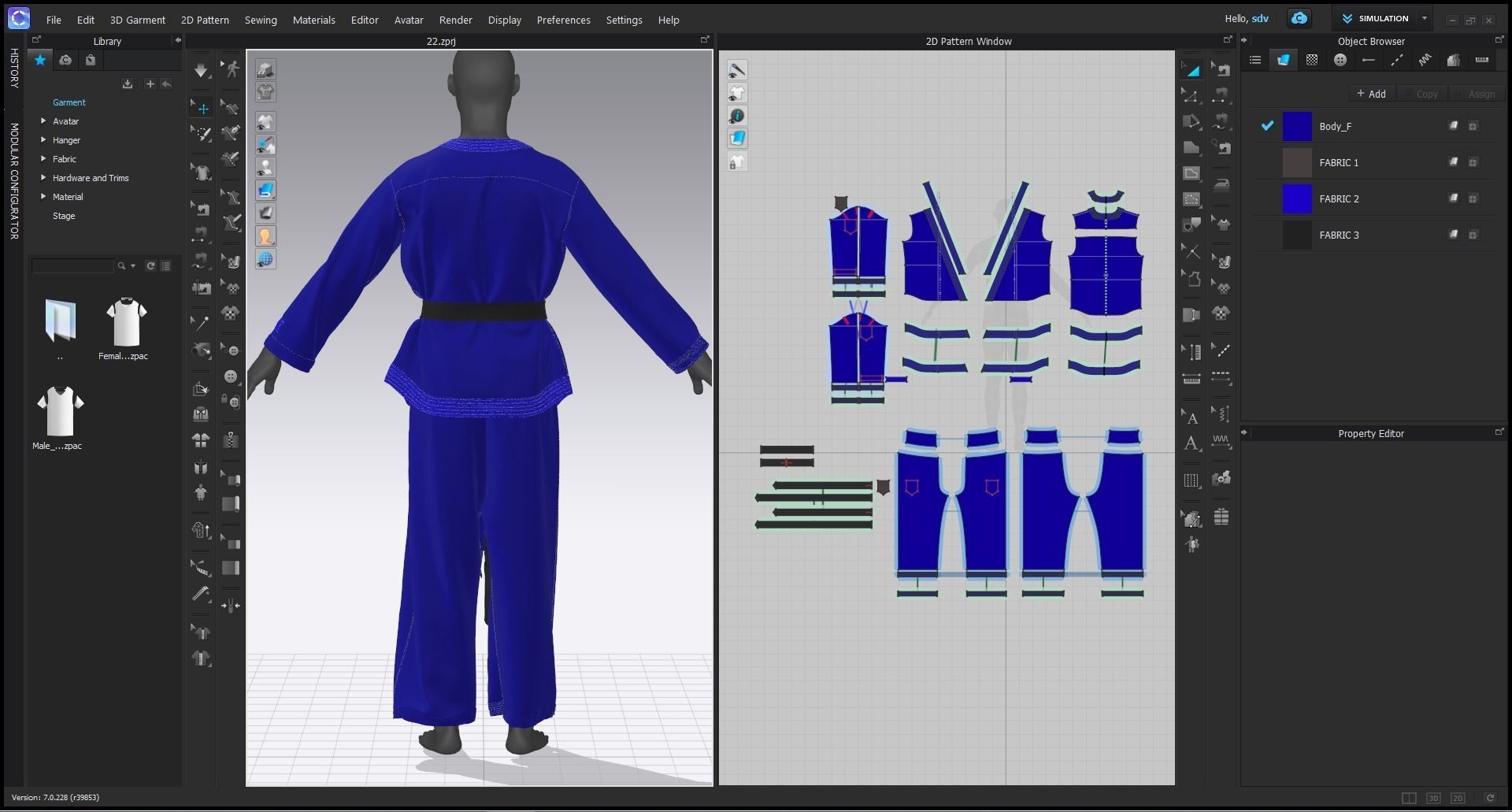 MARTIAL ARTS CLOTHING 1  VOL 10 3D model_1