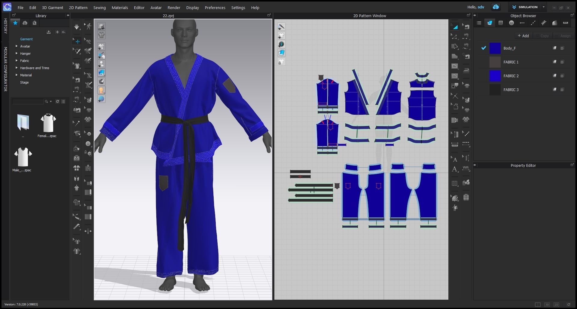MARTIAL ARTS CLOTHING 1  VOL 10 3D model_3