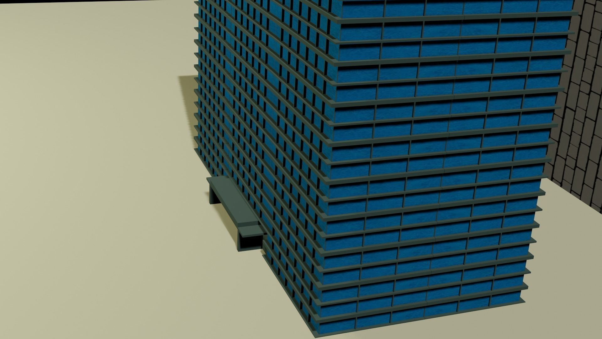 Building low poly game ready model Low-poly 3D model_4