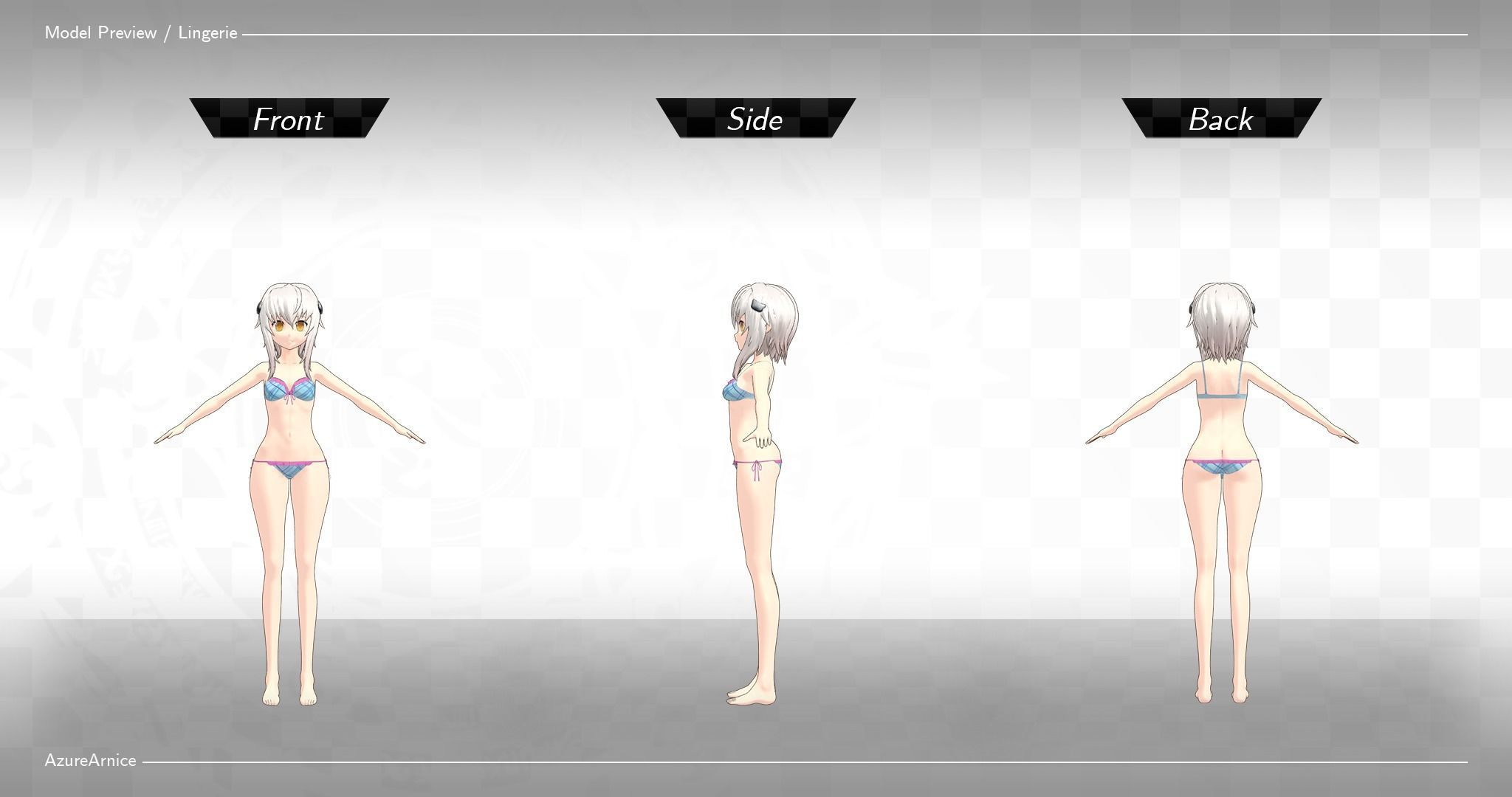 Highschool DxD - Koneko Toujou MMD Model DELUXE Low-poly 3D model_7
