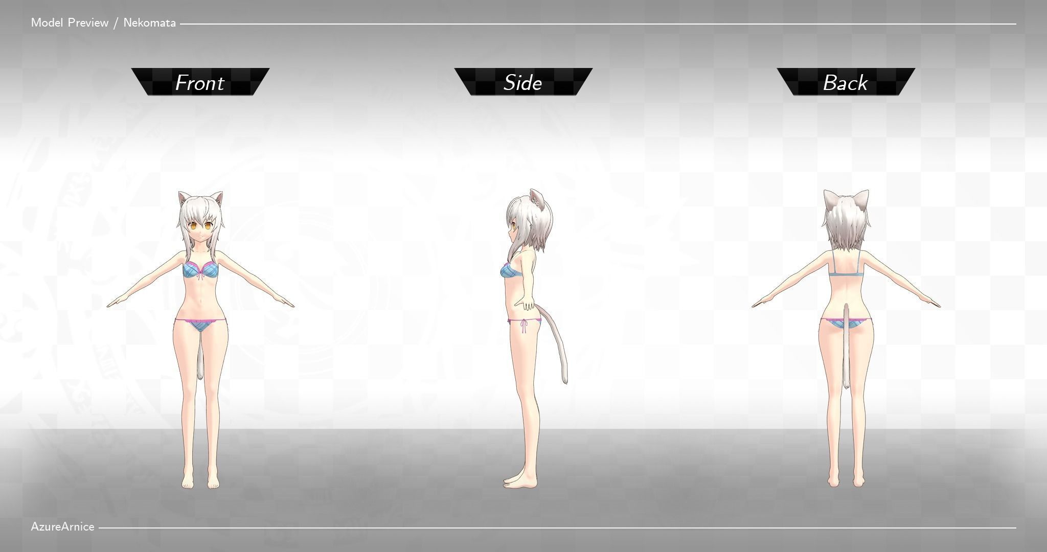 Highschool DxD - Koneko Toujou MMD Model DELUXE Low-poly 3D model_8