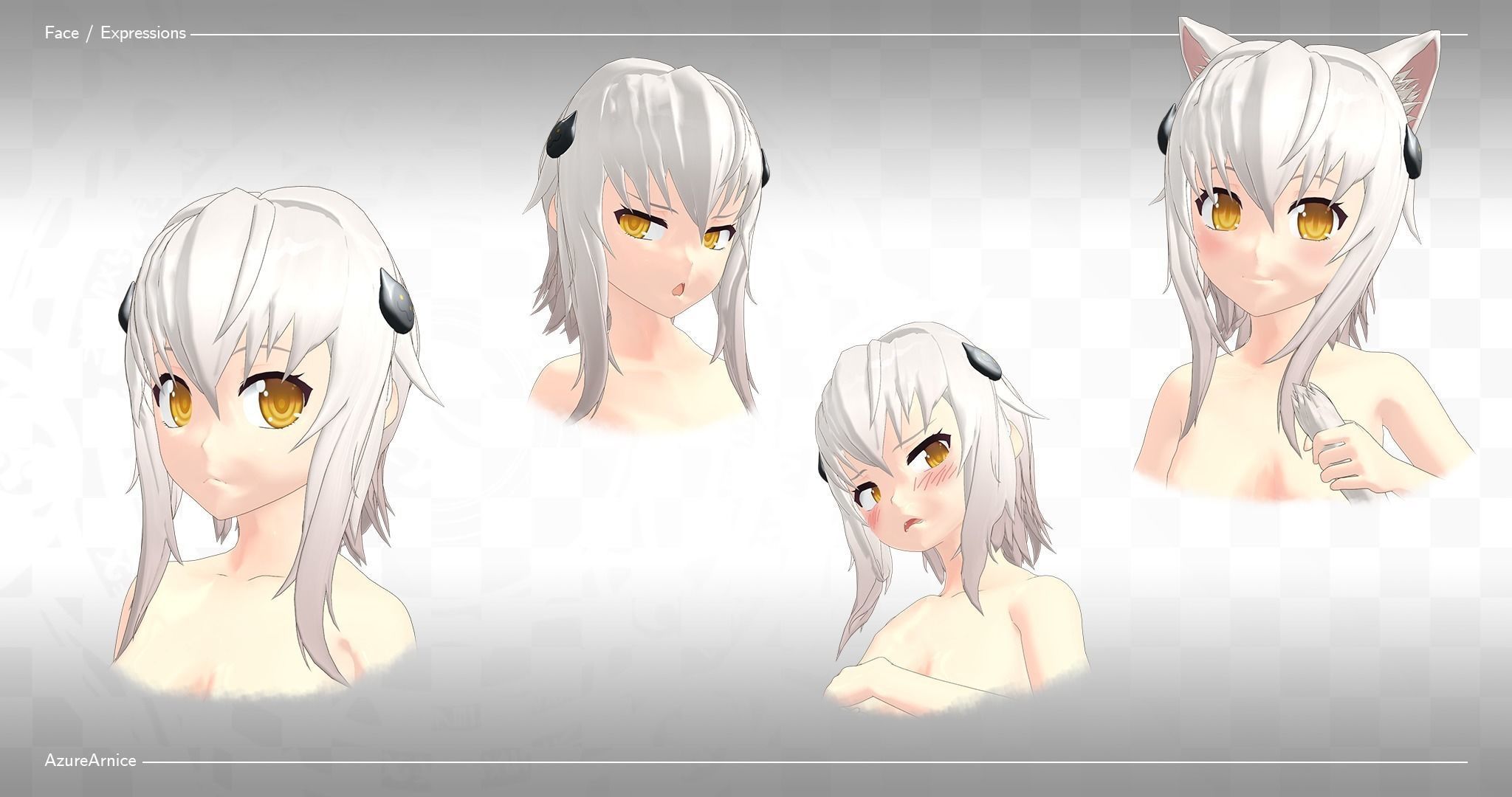 Highschool DxD - Koneko Toujou MMD Model DELUXE Low-poly 3D model_4