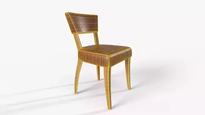 Payson Dining Chair 3D Low-poly 3D model