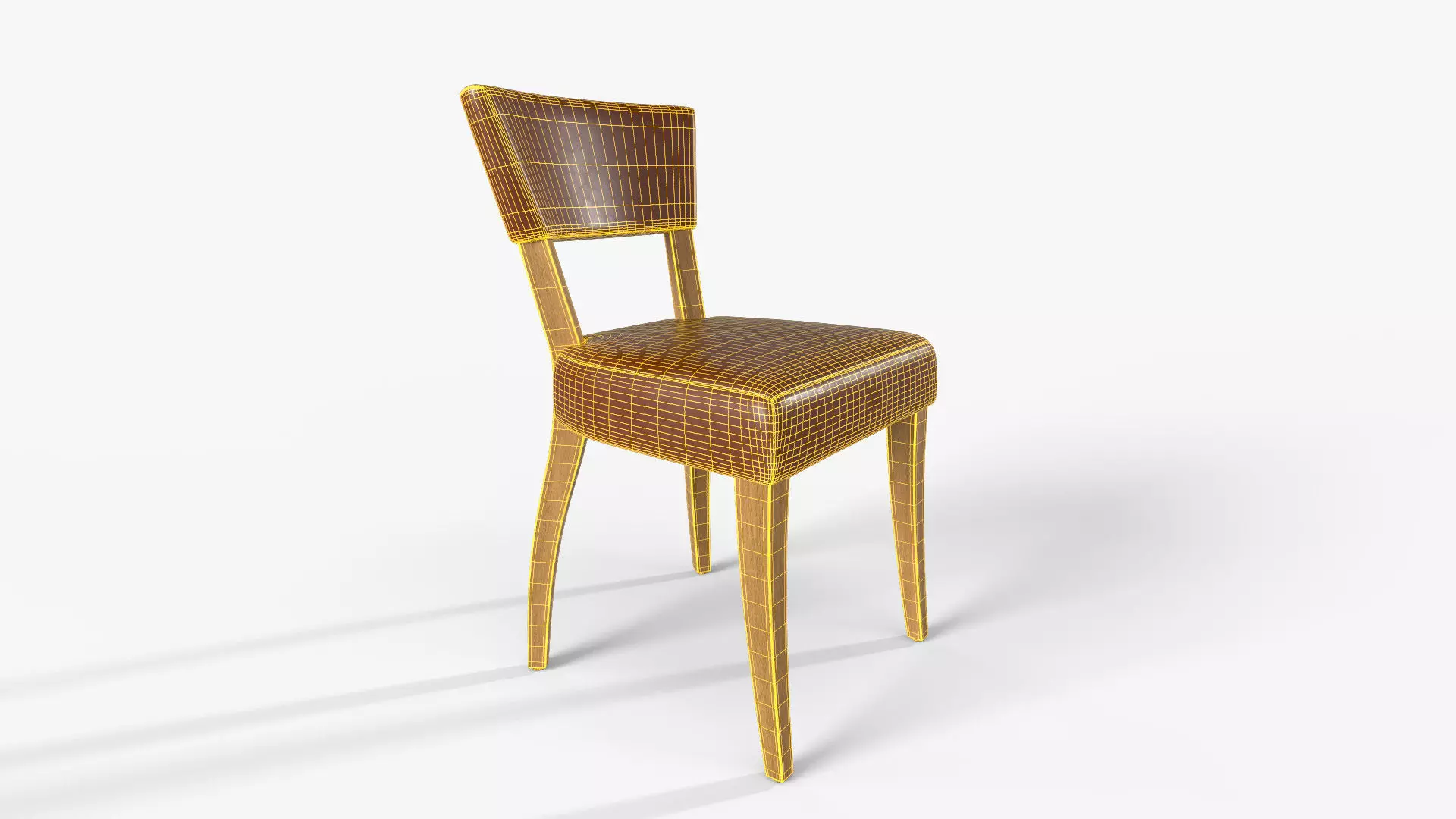 Payson Dining Chair 3D Low-poly 3D model_0