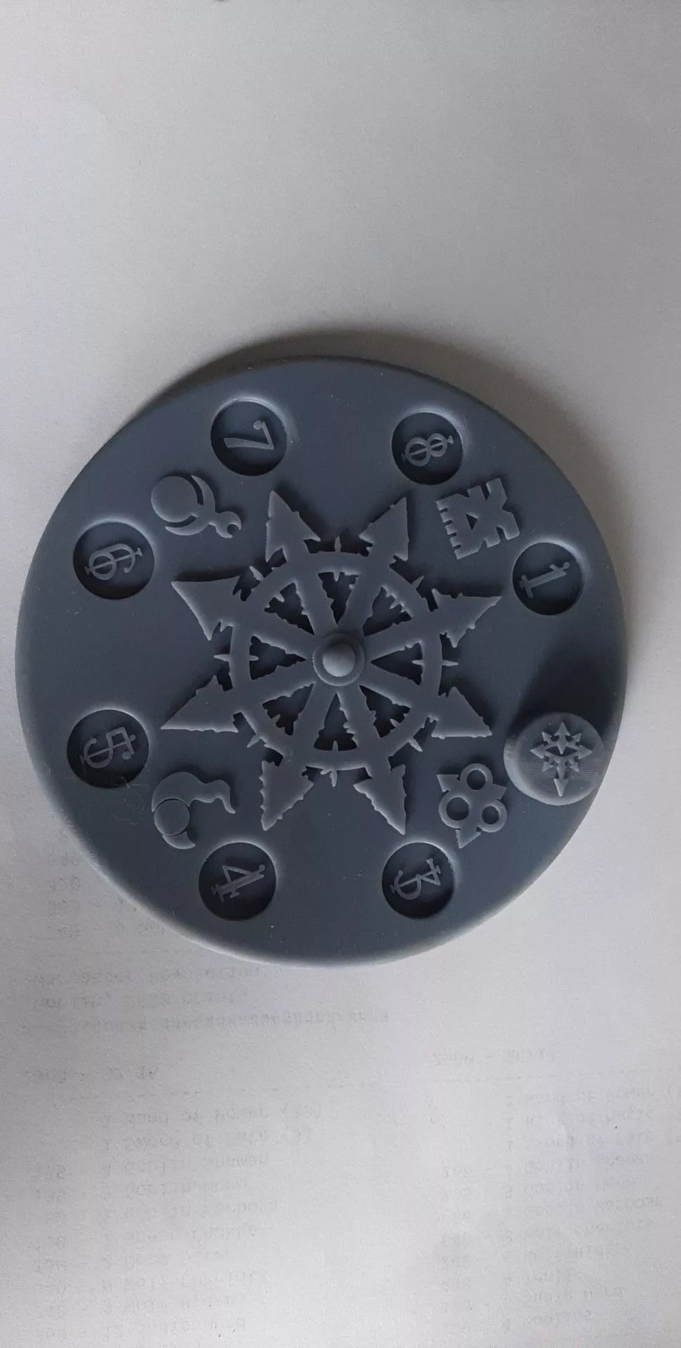 Turn counter for battle games 3D print model
