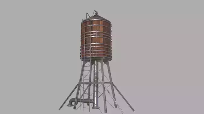 Water tower 3D Model