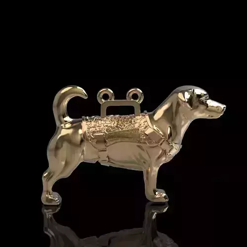Pendant dog named Patron