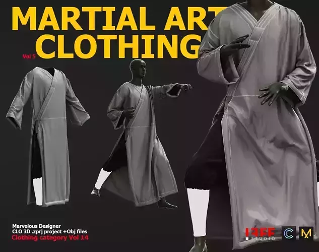 MARTIAL ARTS CLOTHING 5 VOL 14 3D model